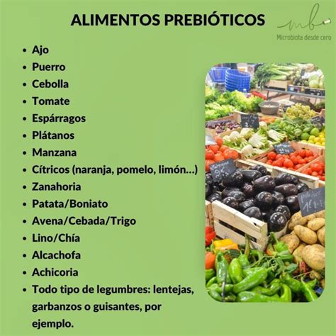 Alimentos ricos en prebióticos
