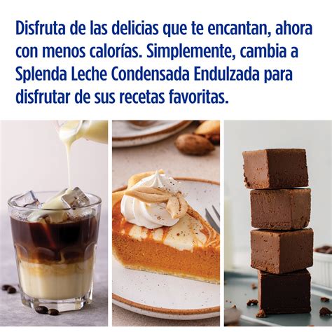 Infografía comparativa de calorías: leche vs. leche condensada