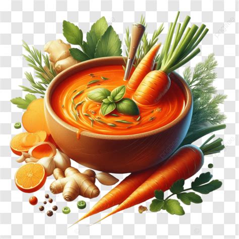 Zanahorias frescas y especias aromáticas