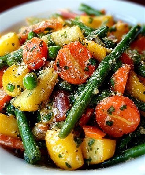 Verduras salteadas con ajo y mantequilla