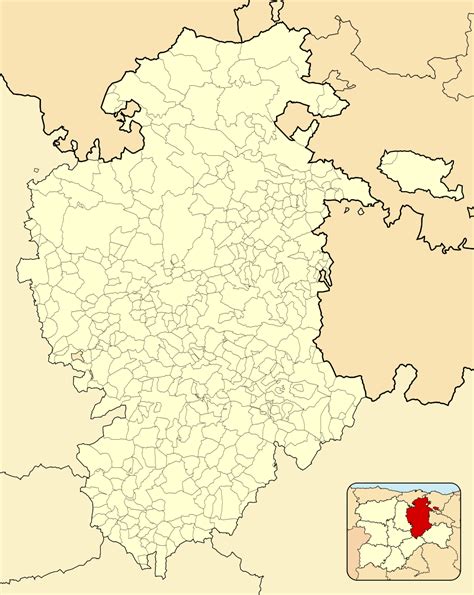 Mapa de Alfoz do Castrodouro mostrando la ubicación de las panaderías