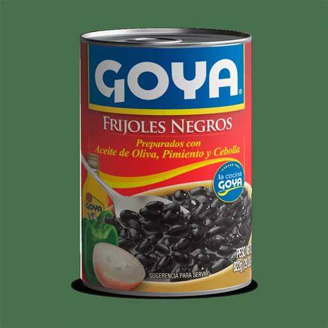 Imagen de lata de frijoles negros GOYA