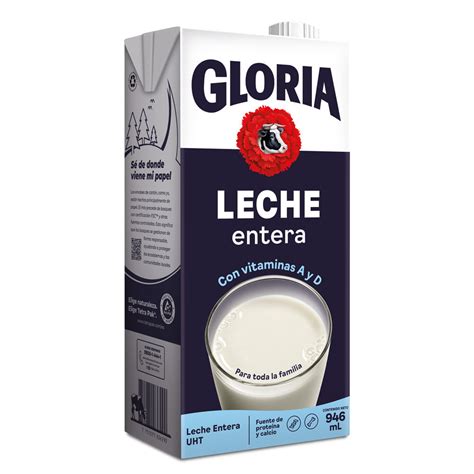 Caja de leche UHT en un supermercado