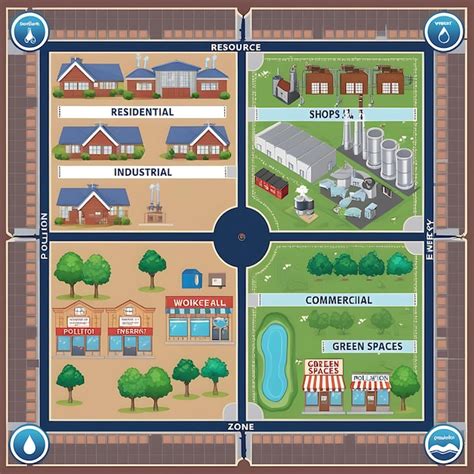 Mapa de Las Tablas con zonas comerciales y residenciales
