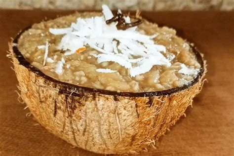 Ingredientes para agua de arroz con coco