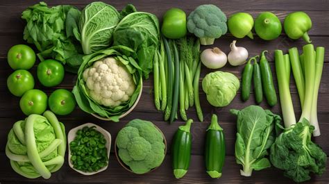 Variedad de verduras de hoja verde