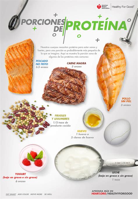 Infografía sobre fuentes de proteína magra