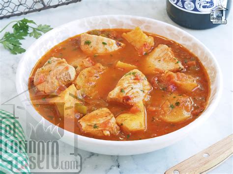 Ingredientes para marmitako de chipirones