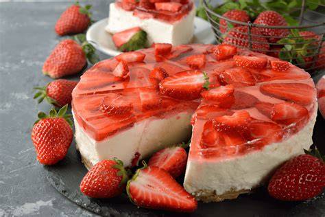 Panecillos de cheesecake y frutilla