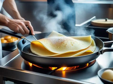 Crepes doradas en sartén