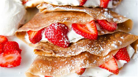 Variedad de crepes francesas