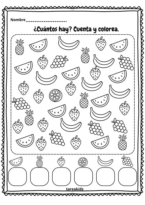 Niños realizando actividades de conteo con zanahorias