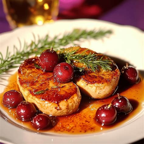 Escalopes de foie gras con mermelada