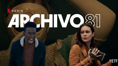 Póster oficial de la serie Archivo 81 de Netflix
