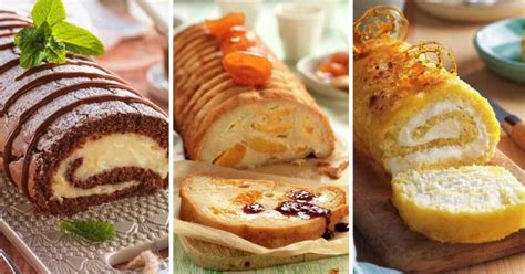 Variedad de rellenos para brazo de gitano