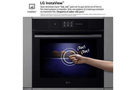 Horno LG con función Toc Toc