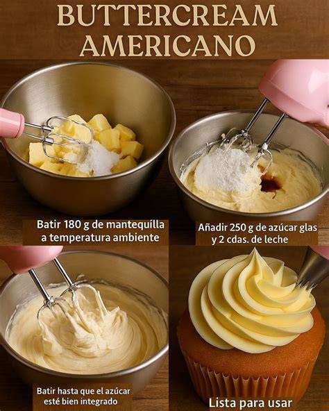 Ingredientes para buttercream
