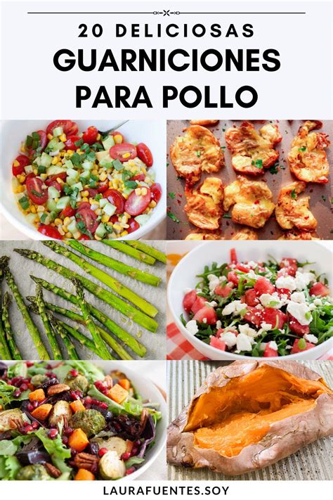 Variedad de guarniciones para pollo
