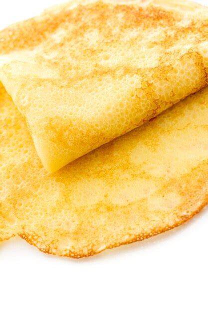Detalle de crepes artesanales recién hechos