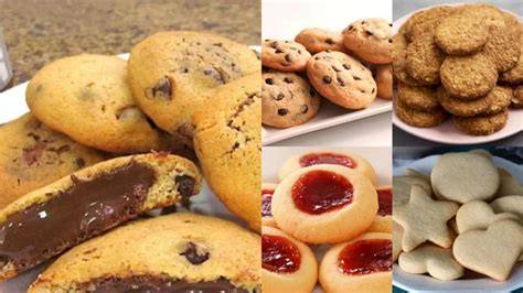 Diferentes tipos de galletas famosas, como las María y las de chispas de chocolate