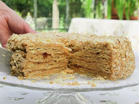 Armado de la torta mil hojas