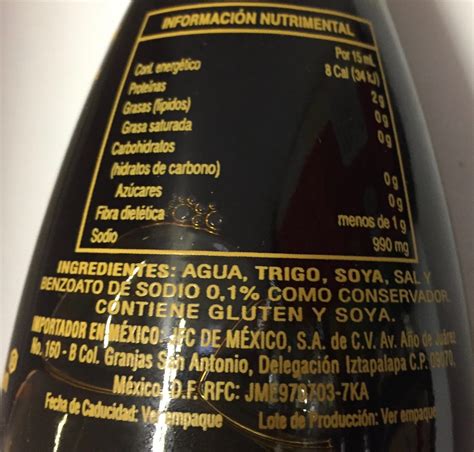 Ingredientes básicos de la salsa de soja