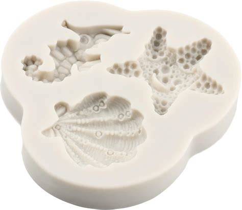 Moldes de silicona con temática marina