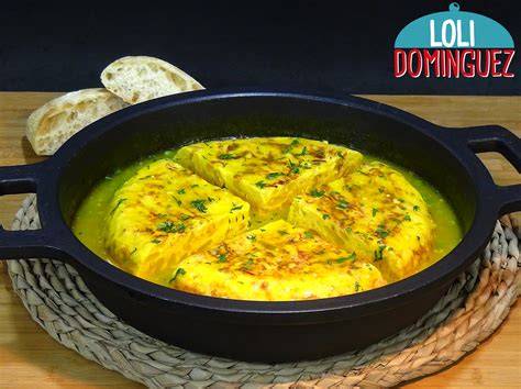 Tortilla de patatas en salsa
