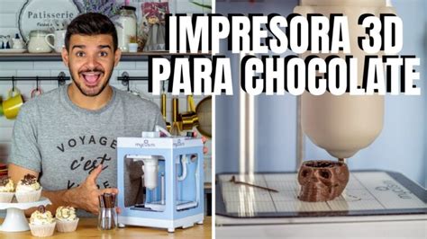 Impresora 3D de chocolate Mycusini en un entorno de cocina