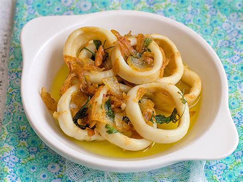 verduras para la salsa de calamares