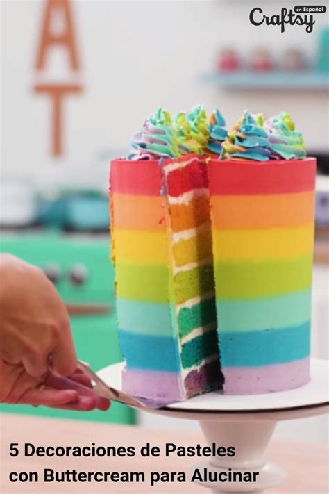Decoración de galletas con buttercream y virutas de colores