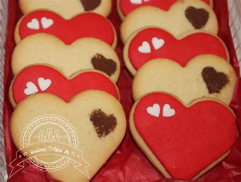 Ejemplos de galletas de San Valentín personalizadas