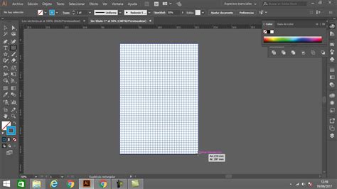 Herramienta Cuadrícula Rectangular en Adobe Illustrator
