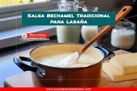 Receta de salsa bechamel cremosa