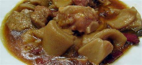Esquema de la limpieza de callos de cordero