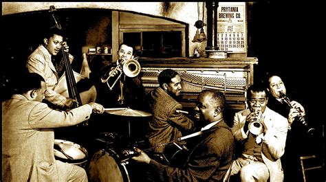 Antigua imagen de un club de jazz en Nueva York