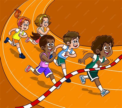 ilustración conceptual de una competencia o carrera donde alguien adelanta a otro