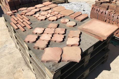 Tipos de losas de barro artesanal