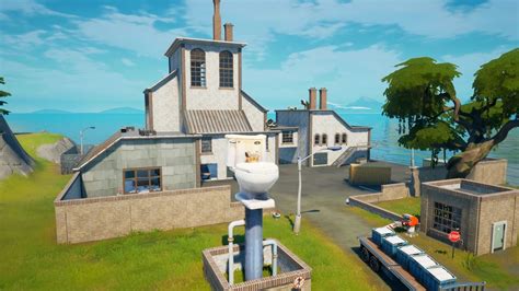 Ubicación del tesoro de Industrias Inodoras en Fortnite