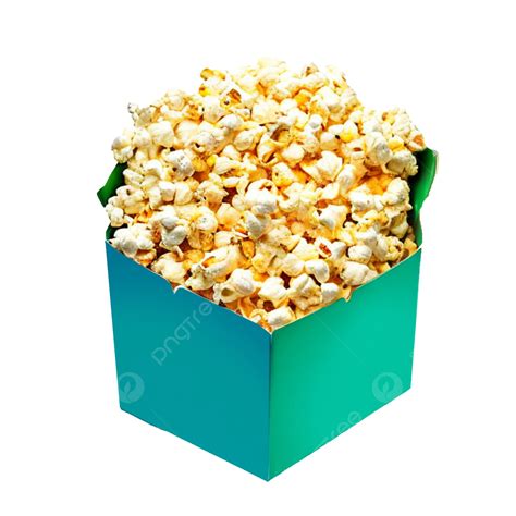 Ilustración de un cubo lleno de palomitas de maíz