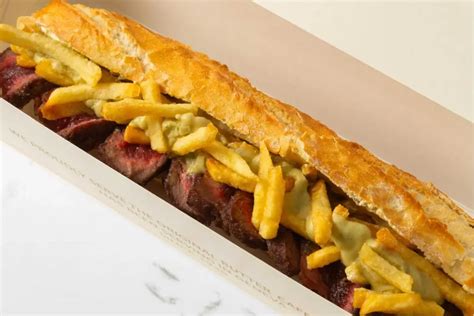 Bocadillo de solomillo de Café de Paris