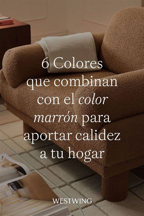 Paleta de colores que combinan con el marrón