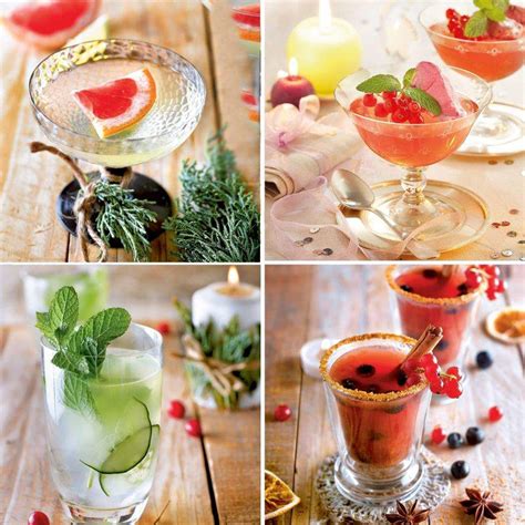 Variedad de cócteles y bebidas cremosas