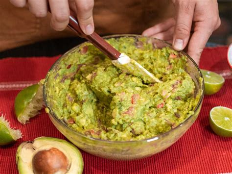Preparación de guacamole casero