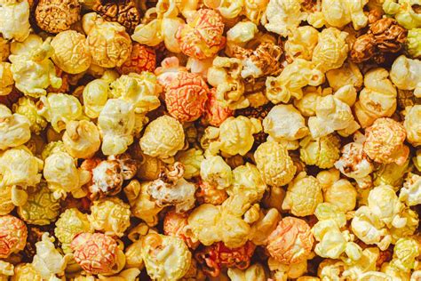 Diversidad de sabores de palomitas de maíz
