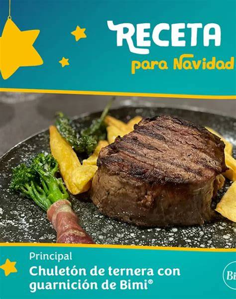 Plato de chuletón de ternera servido con guarnición