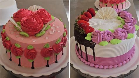 Ejemplos de tortas decoradas con chantilly