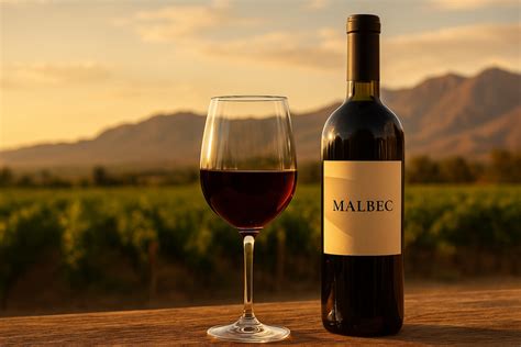 Vino Malbec argentino en copa, ideal para maridar con vacío