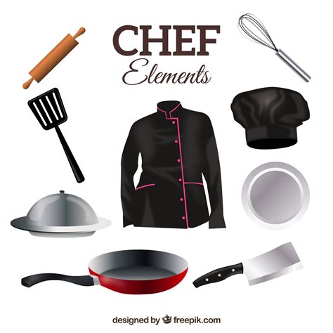 Ilustración de la chef Sara sonriendo con utensilios de cocina