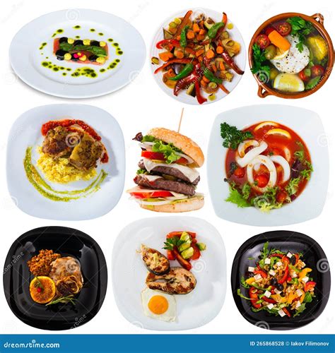 Collage de diferentes platos de tortitas
